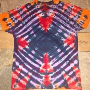 Medieval cross tie dye